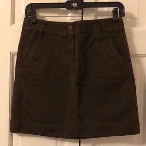 Chino twill skirt